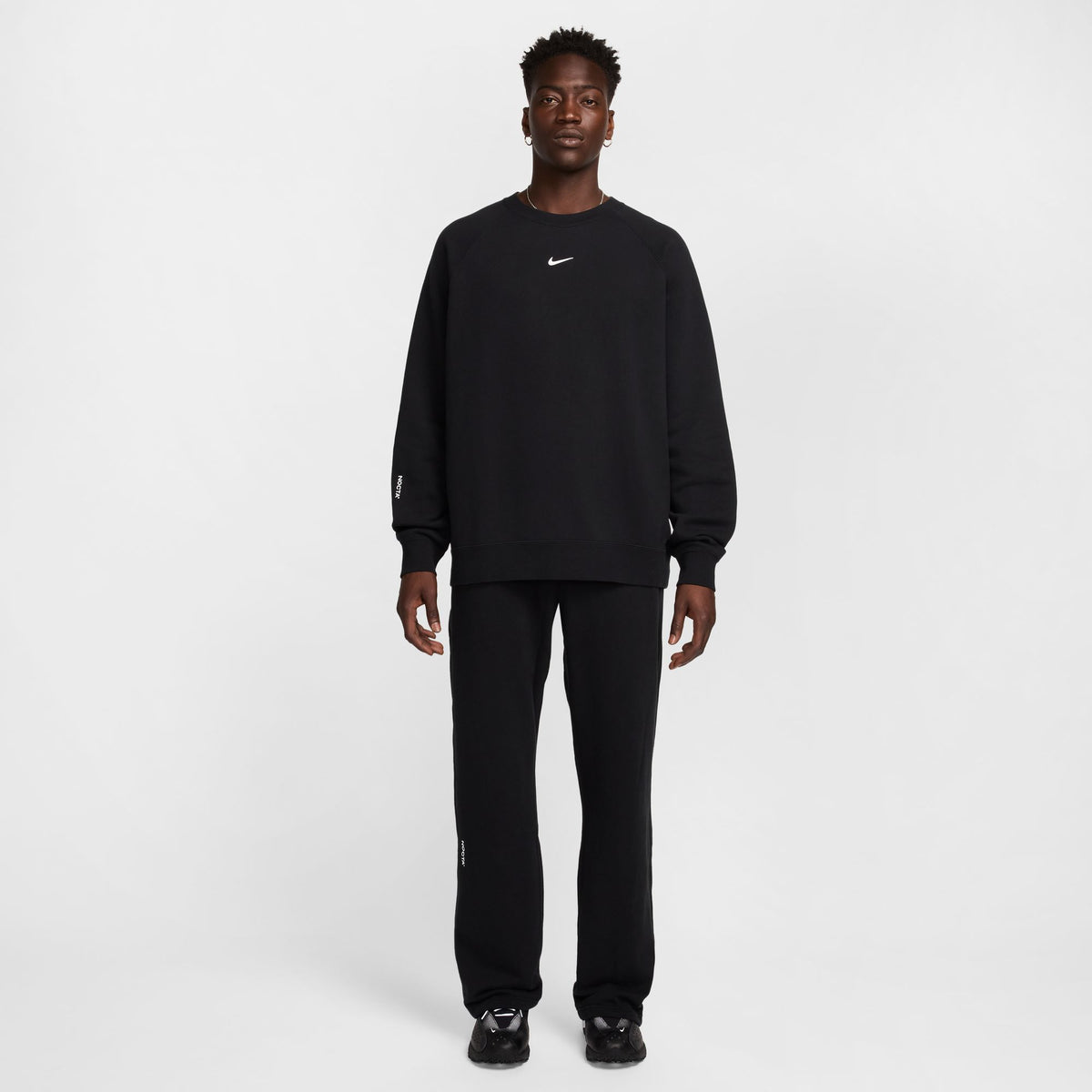 NOCTA Fleece CS Crew Black/White FN8160-010