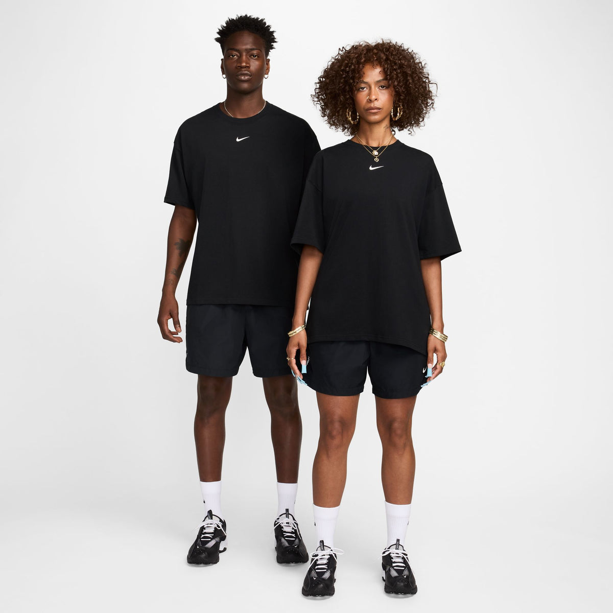 NOCTA Cardinal Nylon Shorts - Black/White FN8194-010