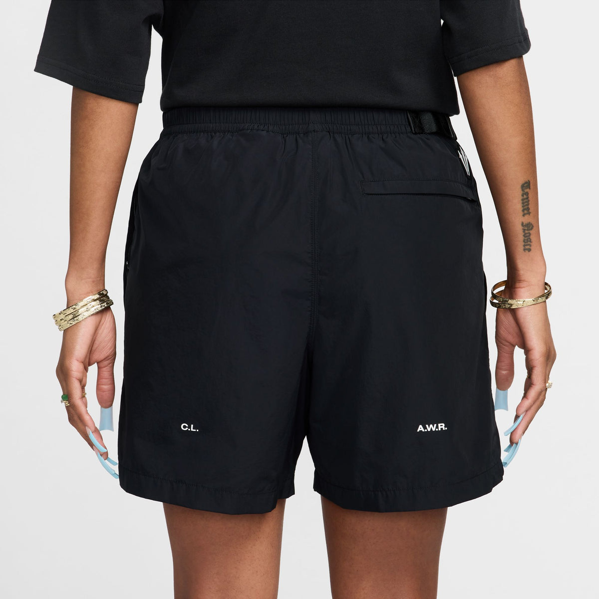 NOCTA Cardinal Nylon Shorts - Black/White FN8194-010