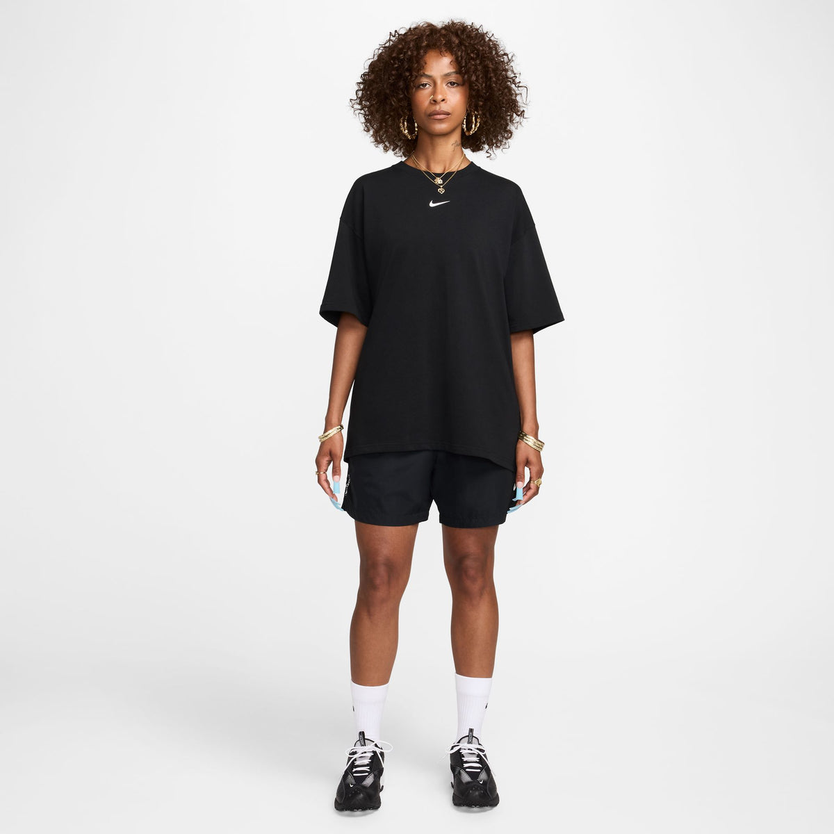 NOCTA Cardinal Nylon Shorts - Black/White FN8194-010