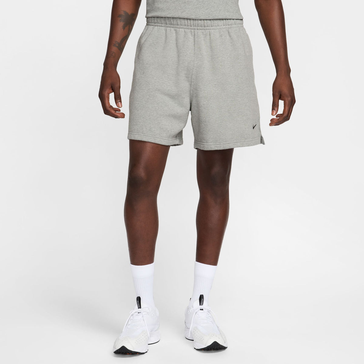 NOCTA Cardinal Fleece Shorts - Dk Grey Heather/Matte Silver/Black FQ0408-063