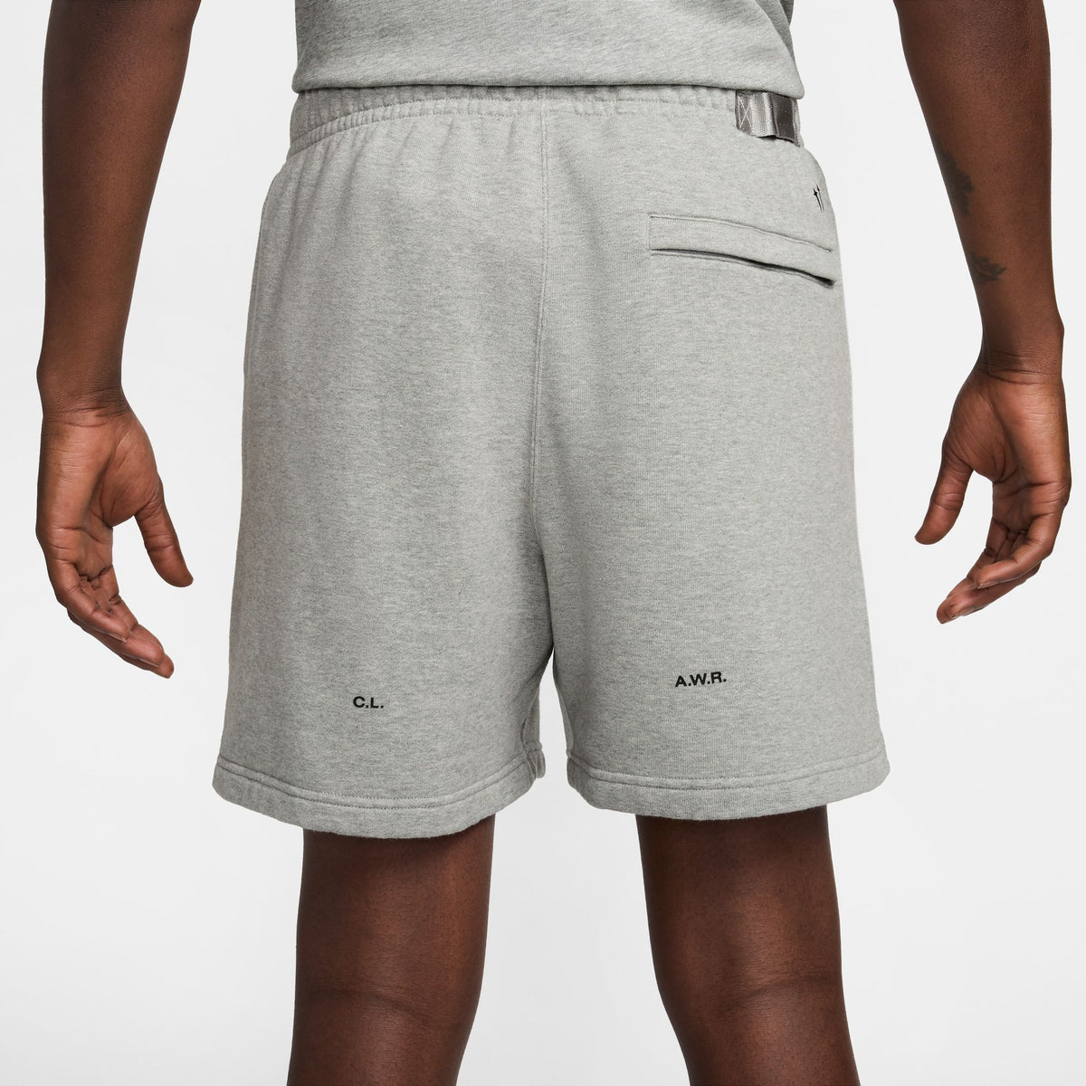 NOCTA Cardinal Fleece Shorts - Dk Grey Heather/Matte Silver/Black FQ0408-063