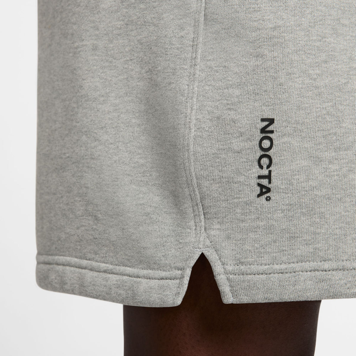 NOCTA Cardinal Fleece Shorts - Dk Grey Heather/Matte Silver/Black FQ0408-063