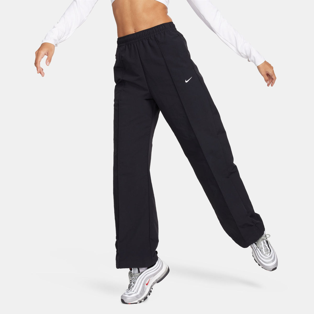Nike W NSW Everything Wovens Mid-Rise Open-Hem Pants FQ3588-010
