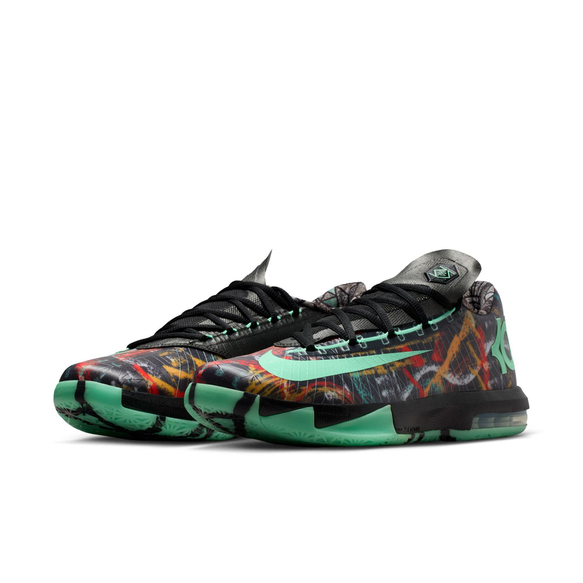 Nike Zoom KD 6 Multi-Color/Green Glow/Black FQ8356-900