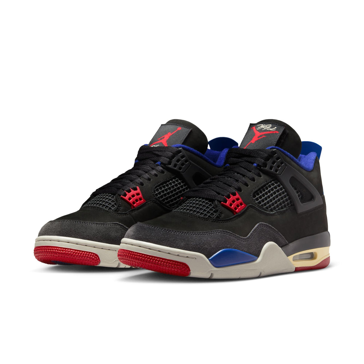 Air Jordan 4 Retro - Black/Fire Red/Deep Royal Blue FV5029-003