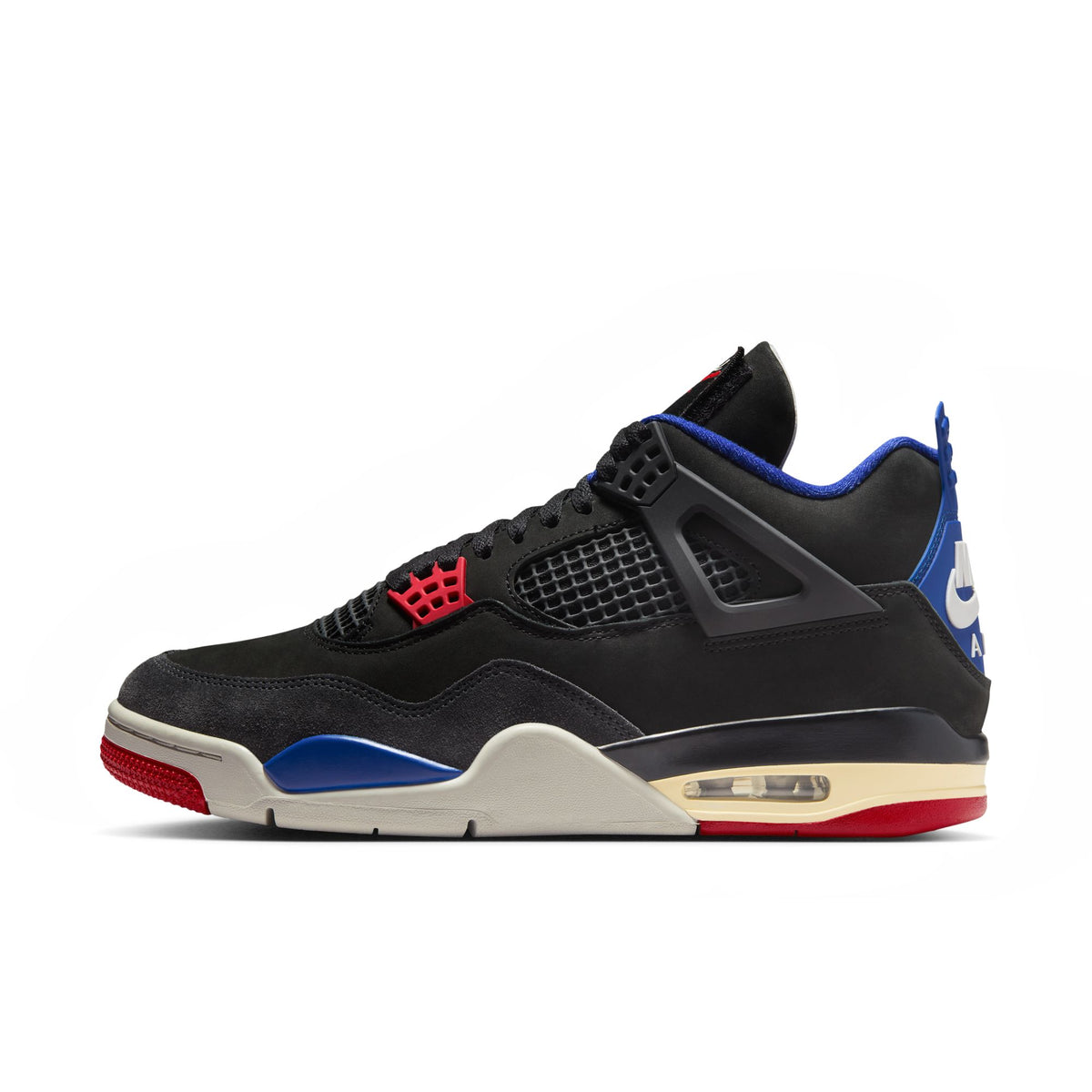 Air Jordan 4 Retro - Black/Fire Red/Deep Royal Blue FV5029-003