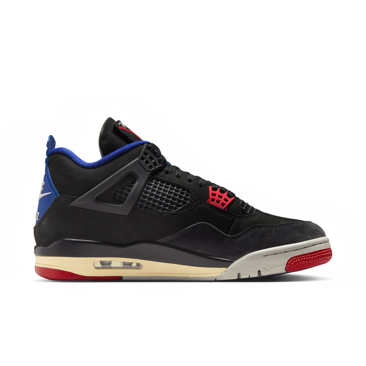 Air Jordan 4 Retro - Black/Fire Red/Deep Royal Blue FV5029-003