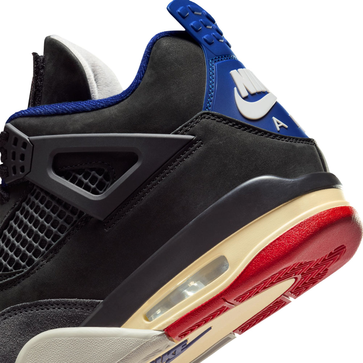 Air Jordan 4 Retro - Black/Fire Red/Deep Royal Blue FV5029-003