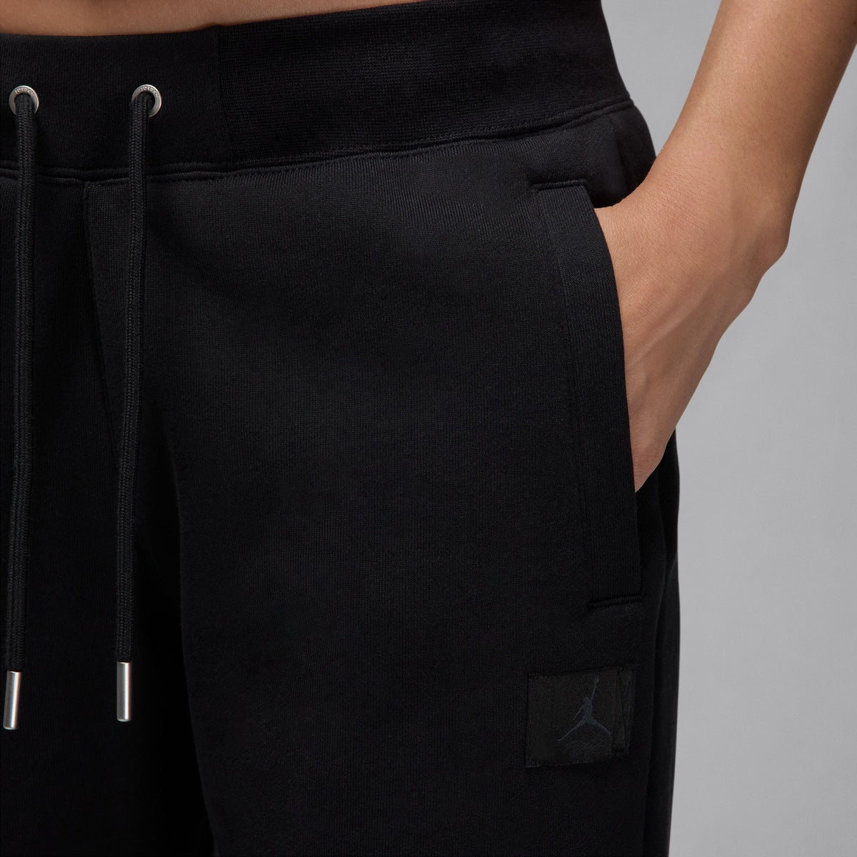 Nike W Jordan Flight Fleece Pants - Black/Dk Smoke Grey