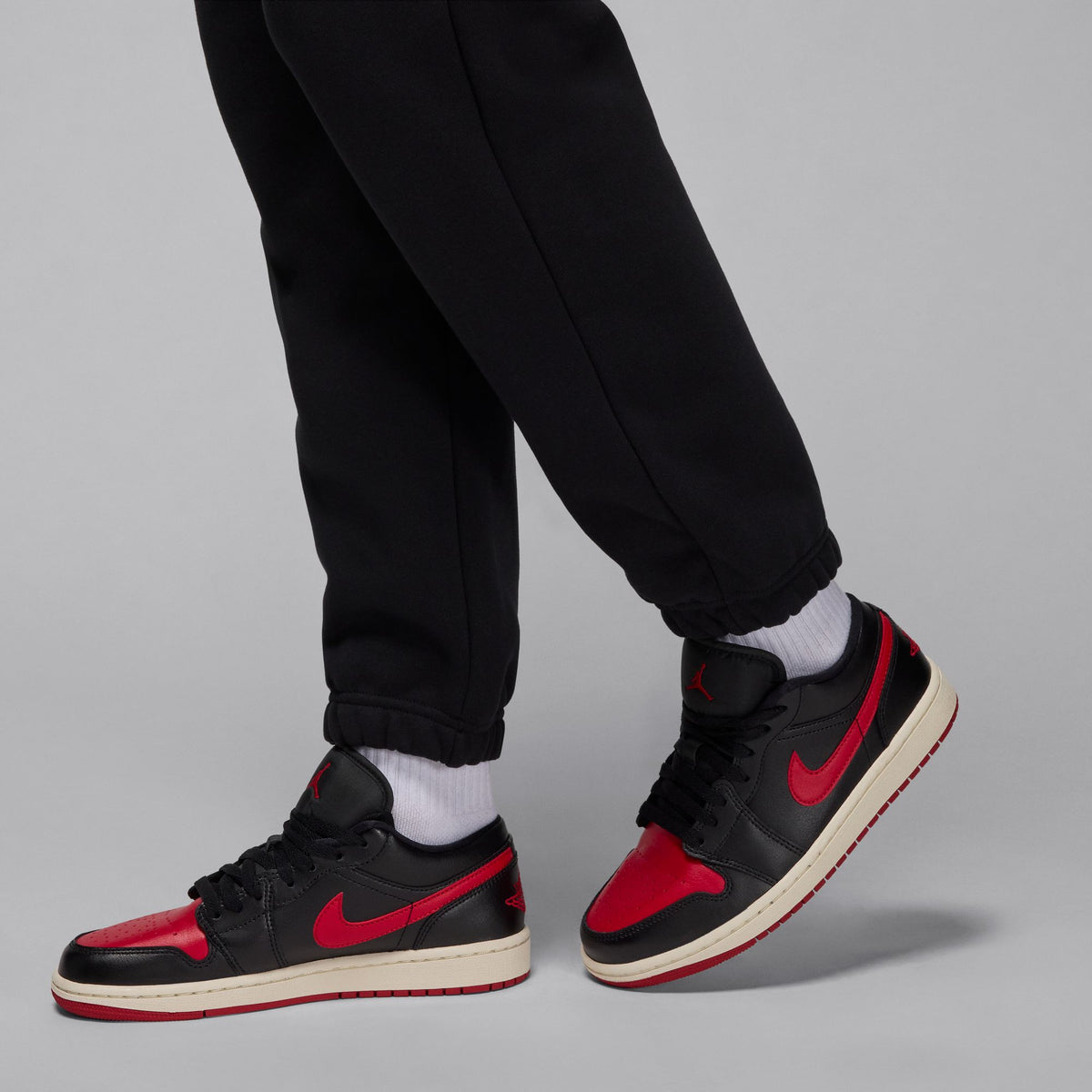 Nike W Jordan Flight Fleece Pants - Black/Dk Smoke Grey