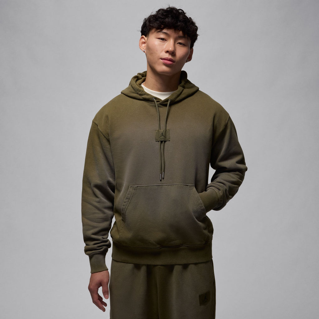 Jordan Flight Fleece Pullover Hoodie - Medium Olive FV7249-222 I Momentum -  Momentum Clothing