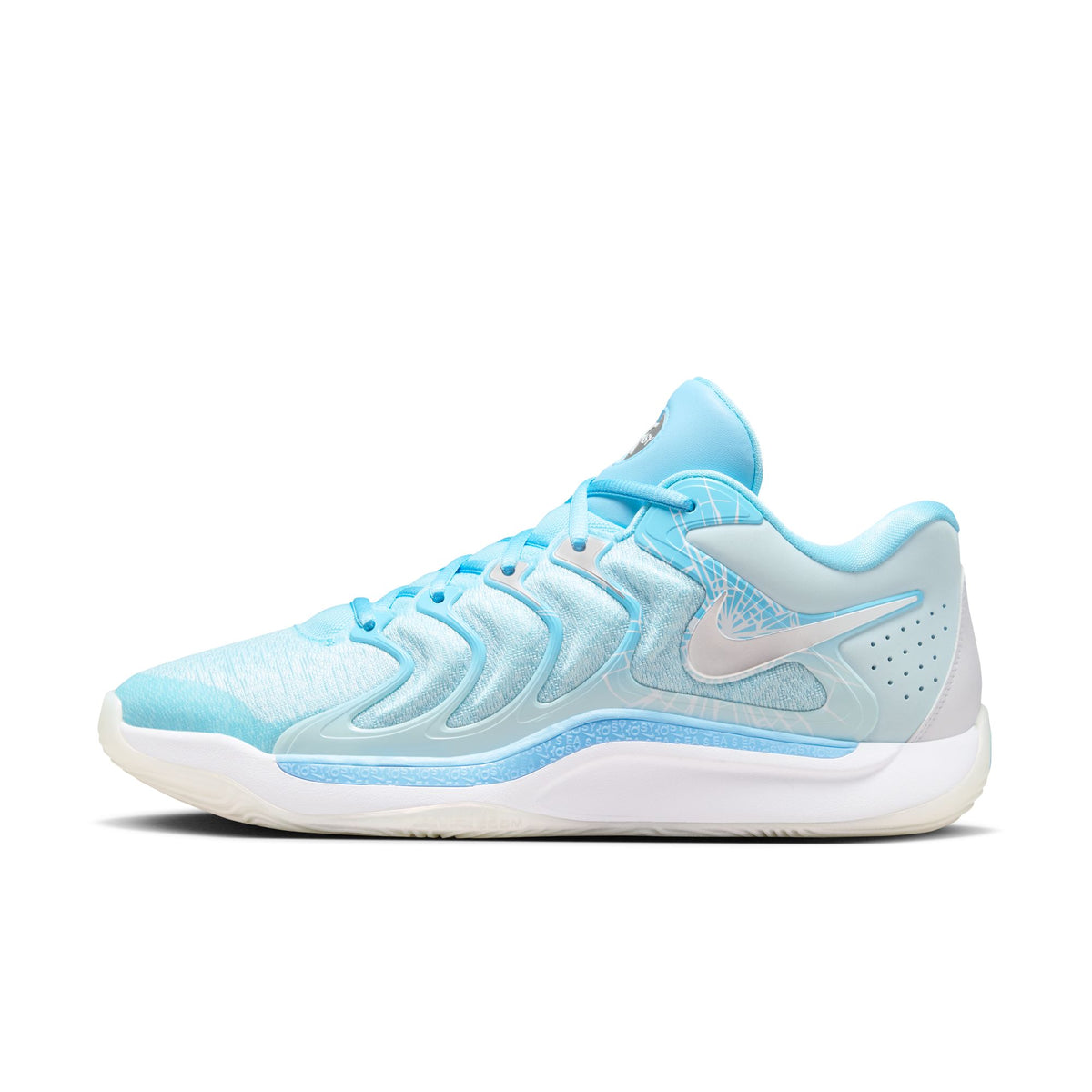 Nike KD 17 XMAS PE - Aquarius Blue/Metallic Silver FZ1525-400