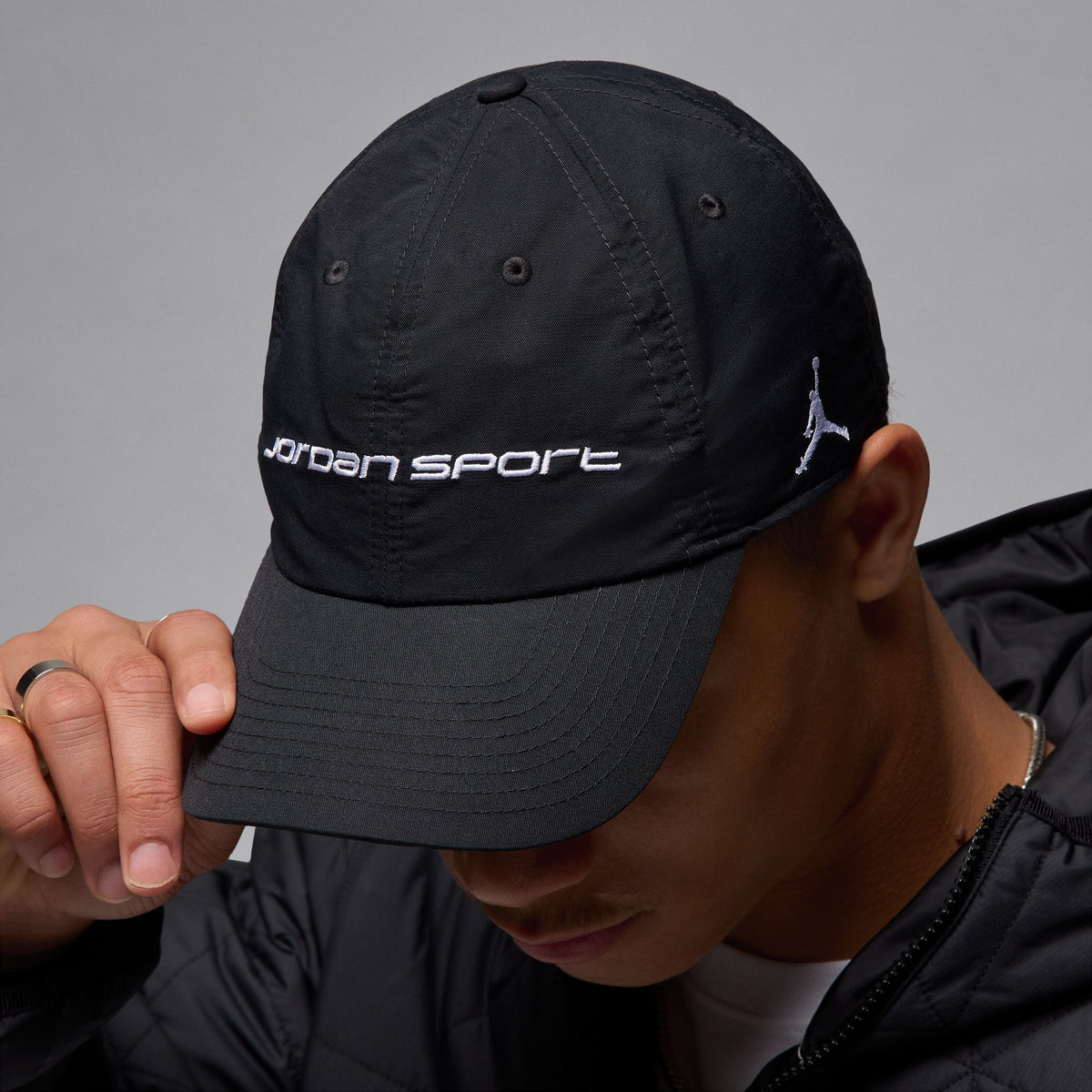 Jordan Club Unstructured Hat - Black/White FZ2020-010