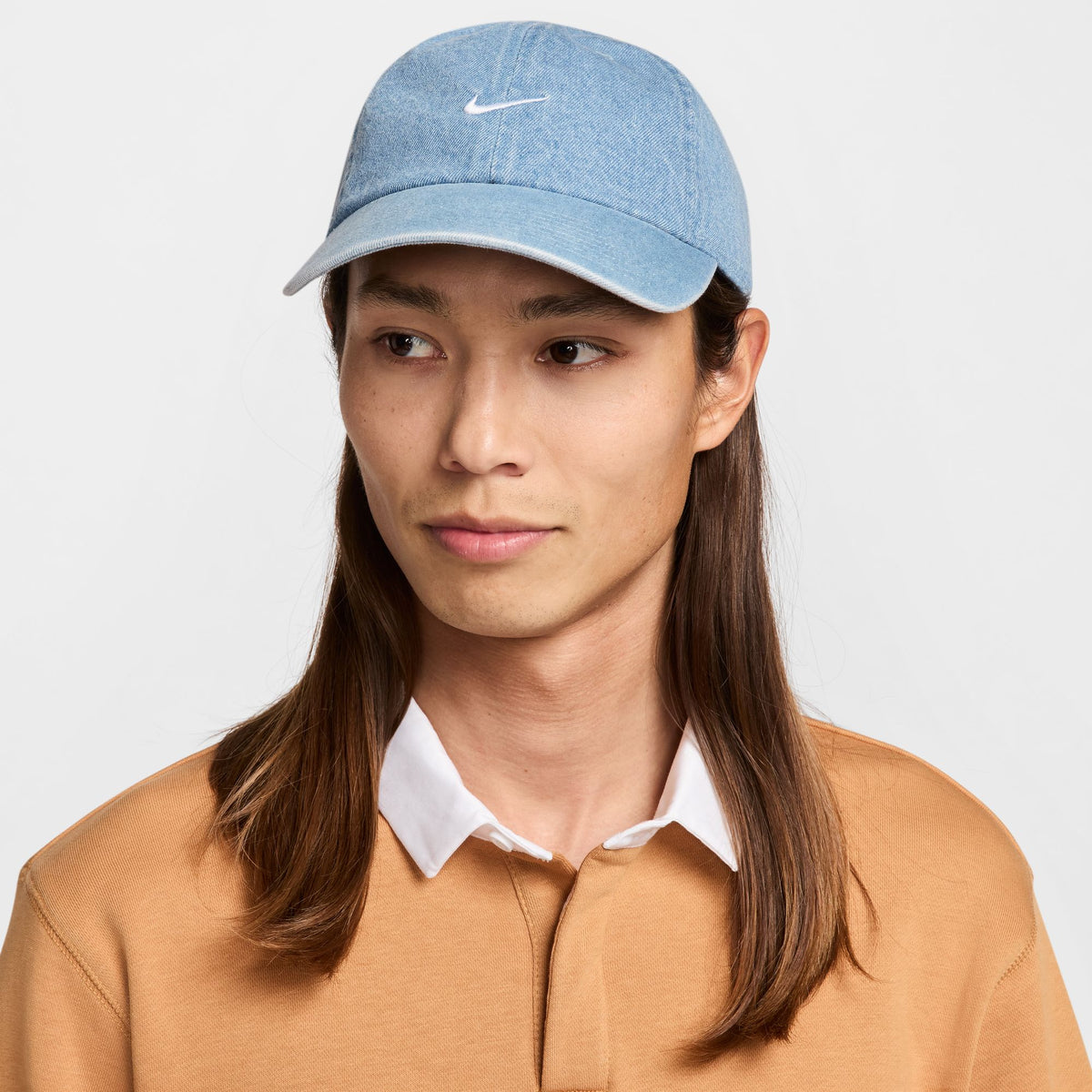 Nike Club Unstructured Denim Cap - Aegean Storm/Thunder Blue/White HF0383-429