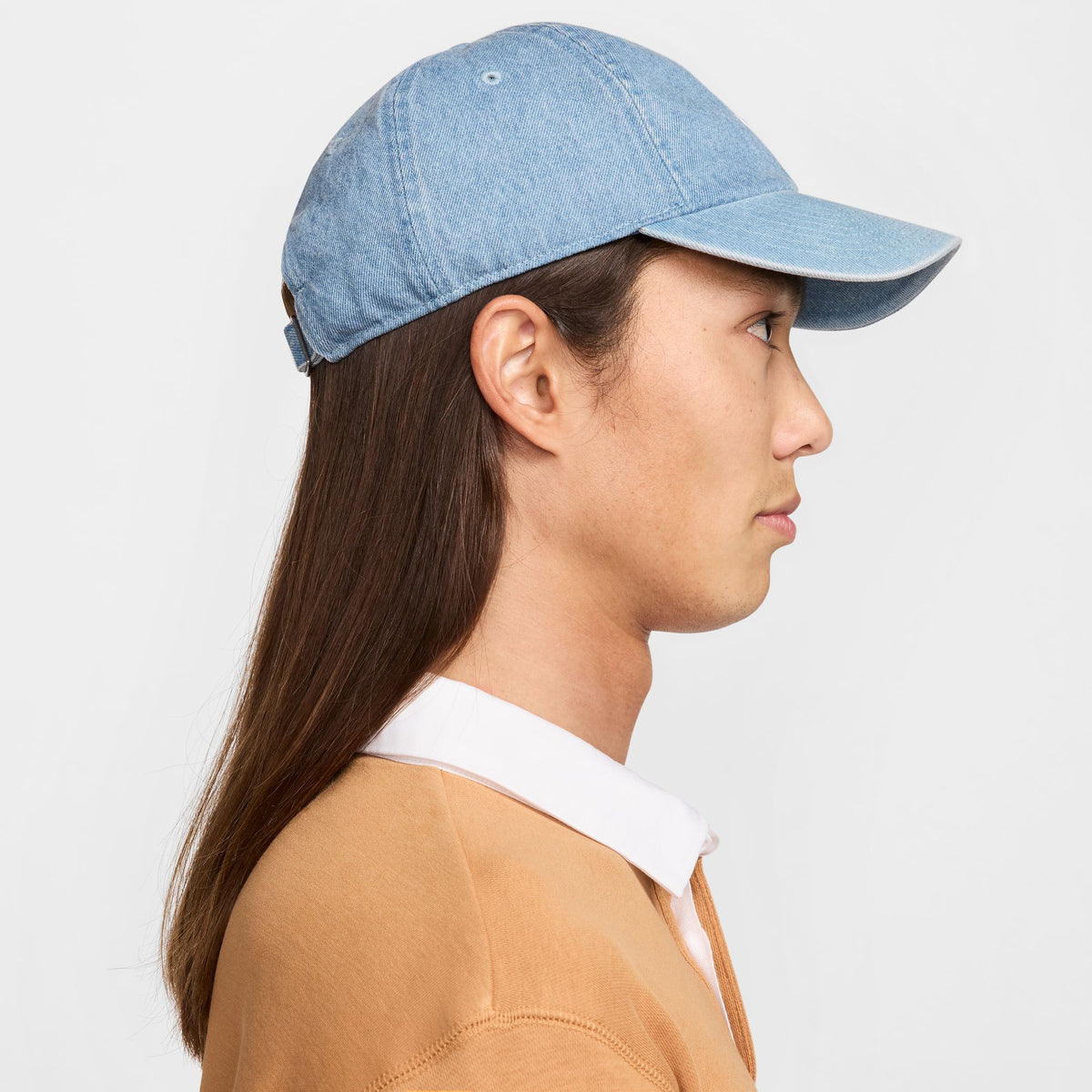 Nike Club Unstructured Denim Cap - Aegean Storm/Thunder Blue/White HF0383-429