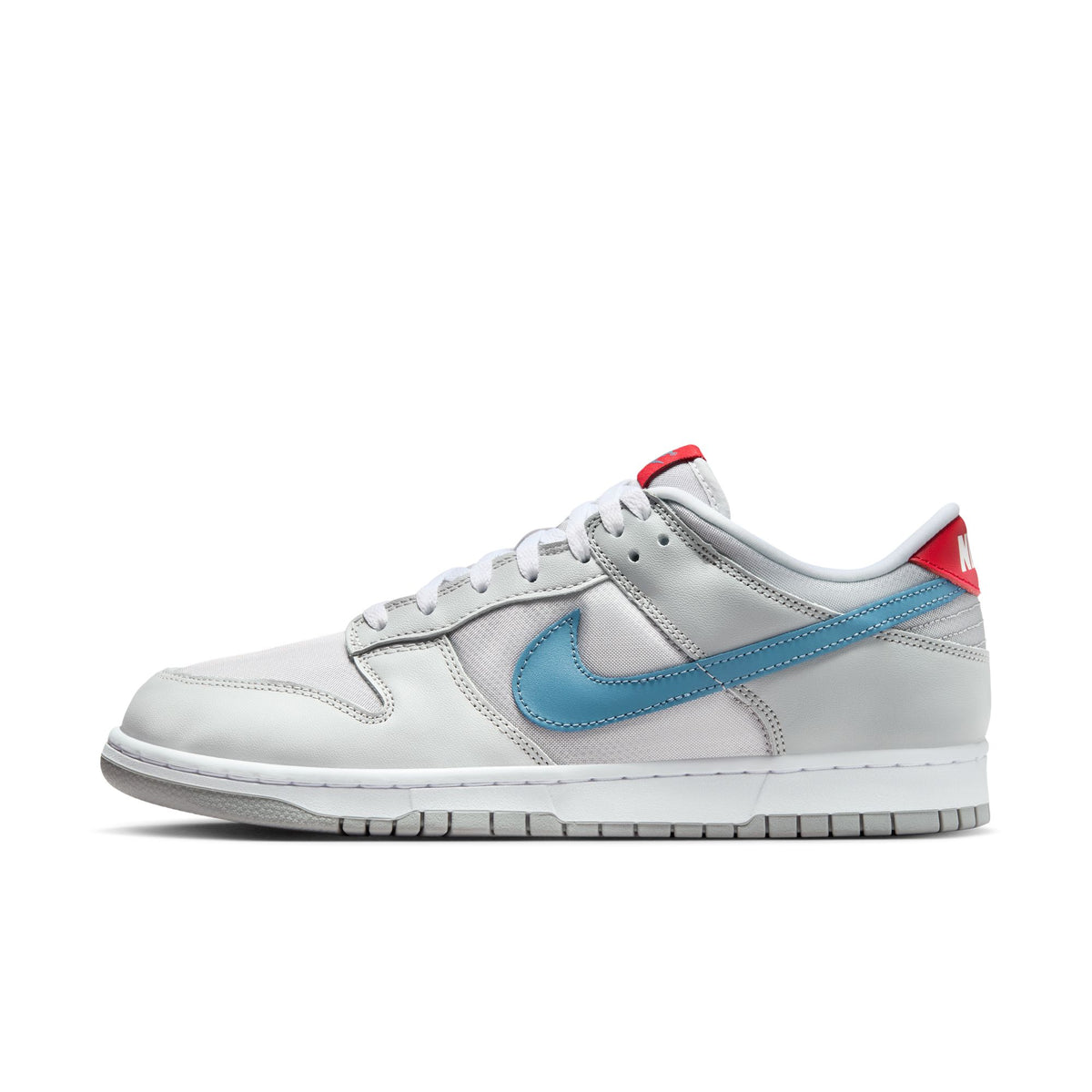 Nike Dunk Low - Metallic Silver/Aegean Storm