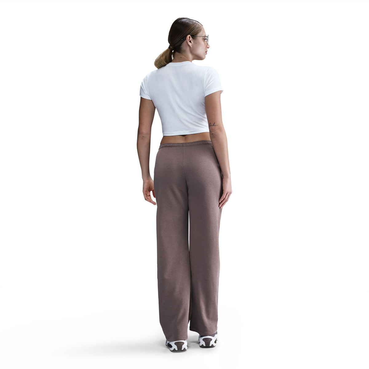 Nike W NSW Chill Knit Cropped T-Shirt White/White HF9538-100
