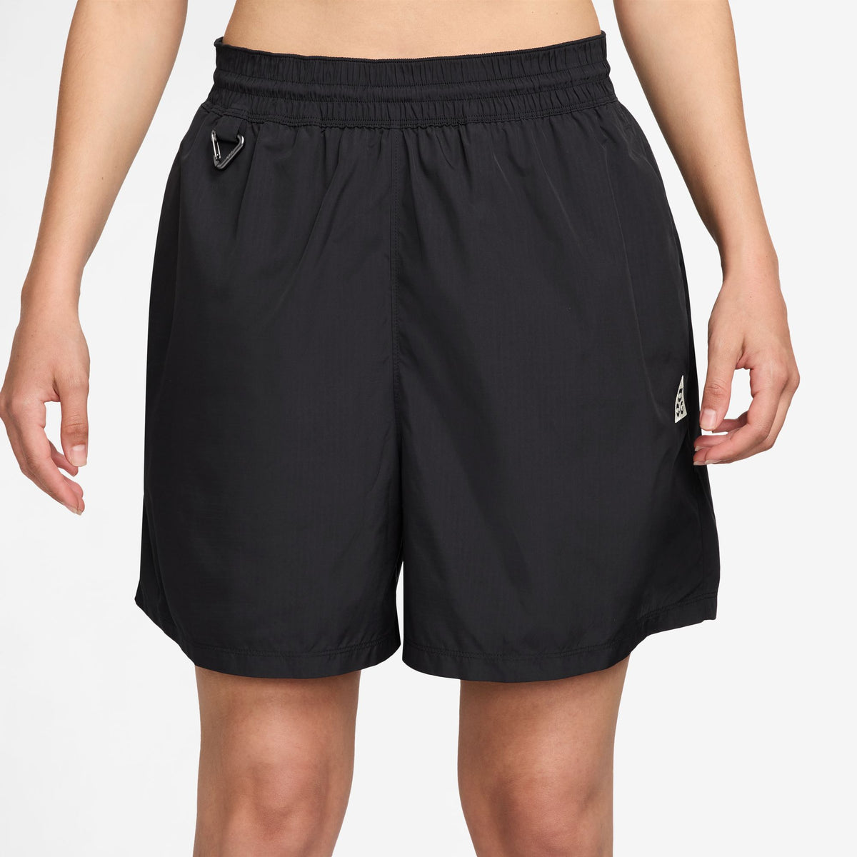 W ACG Repel Mid-Rise Ripstop Shorts - Black/White HJ0263-010