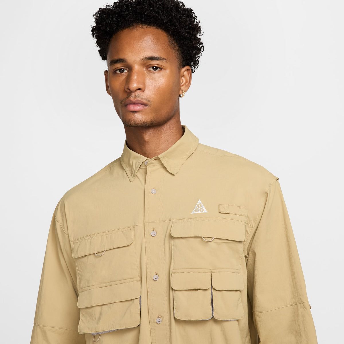 Nike ACG "ORB Weaver" Dri-Fit ADV UV Long-Sleeve Shirt - Parachute Beige/Summit White HJ2465-297