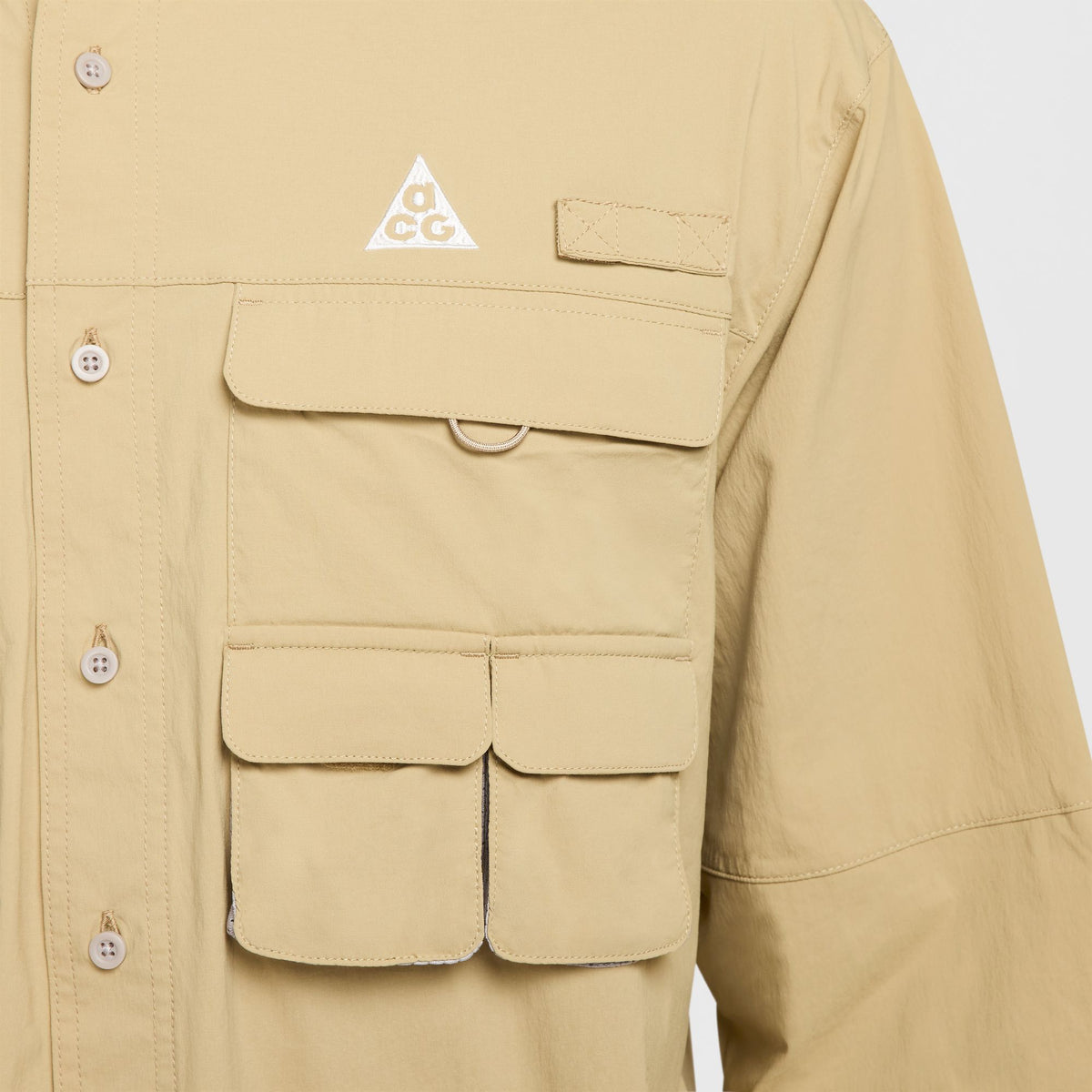 Nike ACG "ORB Weaver" Dri-Fit ADV UV Long-Sleeve Shirt - Parachute Beige/Summit White HJ2465-297