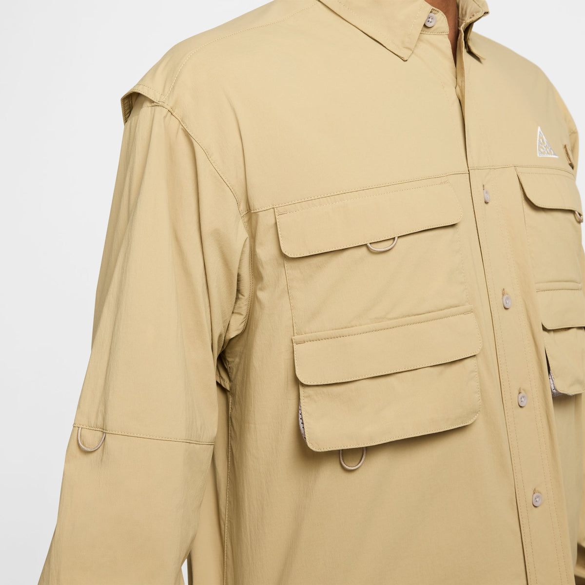 Nike ACG "ORB Weaver" Dri-Fit ADV UV Long-Sleeve Shirt - Parachute Beige/Summit White HJ2465-297