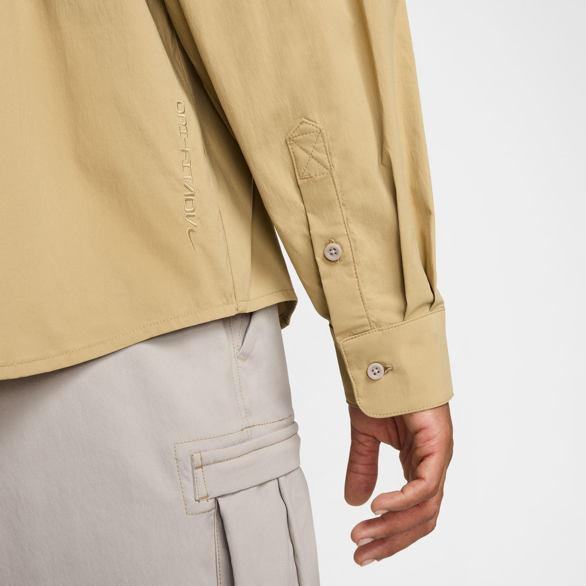 Nike ACG "ORB Weaver" Dri-Fit ADV UV Long-Sleeve Shirt - Parachute Beige/Summit White HJ2465-297