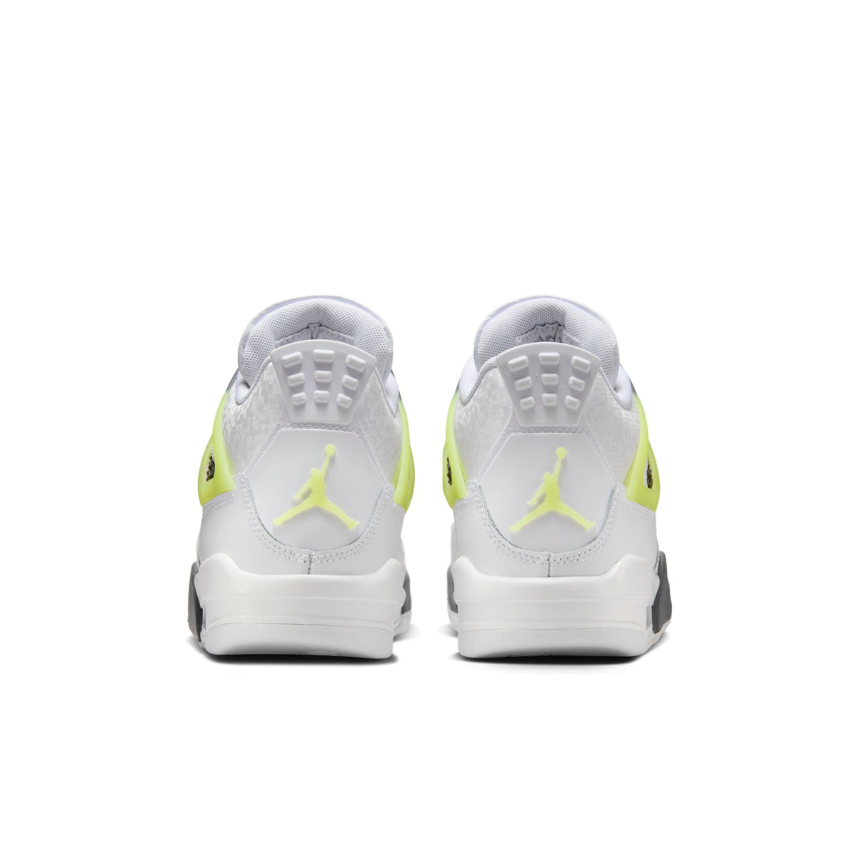(GS) Air Jordan 4 Retro - White/Lt Lemon Twist/Lt Graphite HJ5990-100