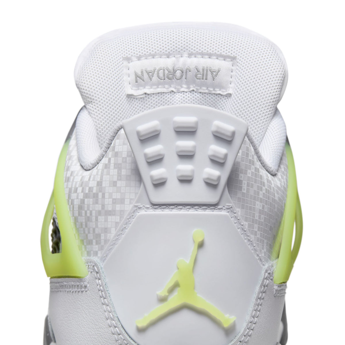 (GS) Air Jordan 4 Retro - White/Lt Lemon Twist/Lt Graphite HJ5990-100