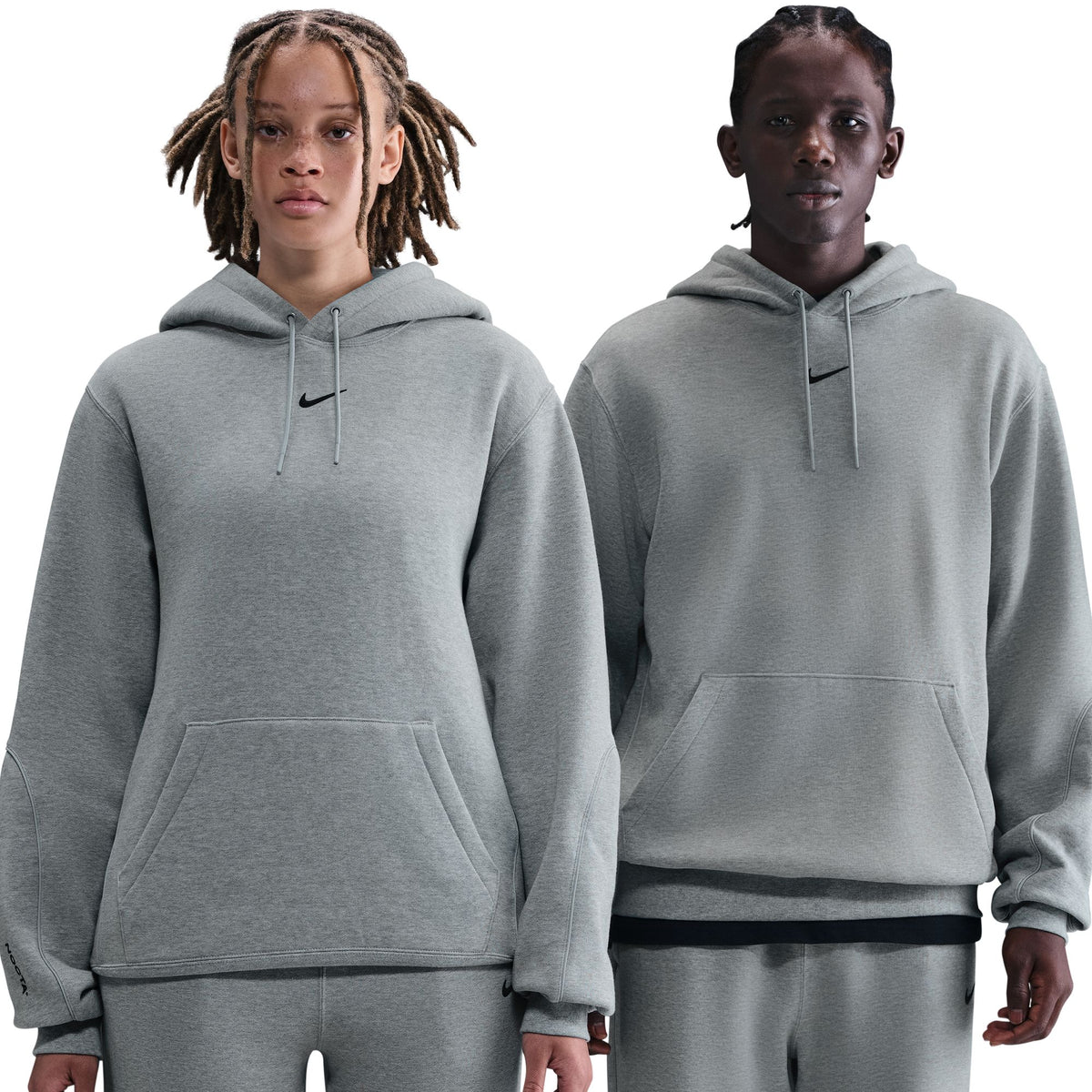 Nike NOCTA Fleece CS Hoodie 2 Dk Grey Heather/Matte Silver HM5762-021
