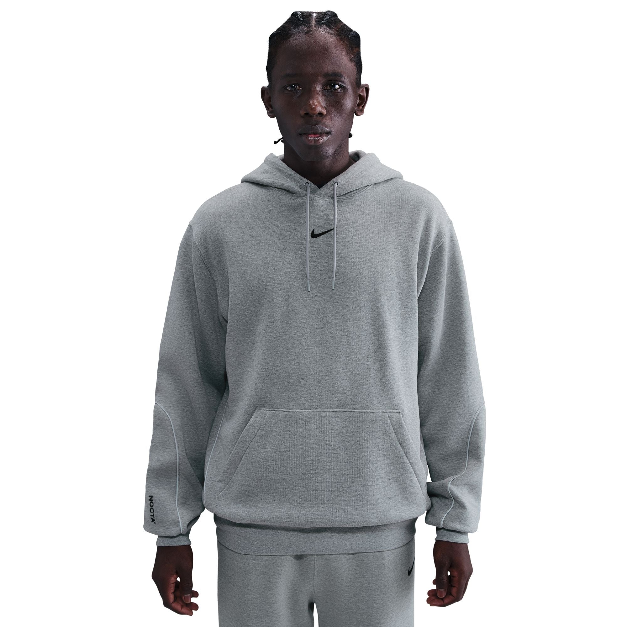 Nike NOCTA Fleece CS Hoodie 2 Dk Grey Heather/Matte Silver HM5762
