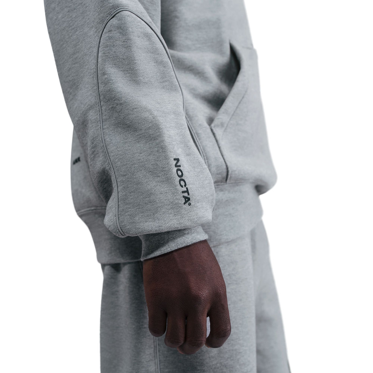 Nike NOCTA Fleece CS Hoodie 2 Dk Grey Heather/Matte Silver HM5762-021