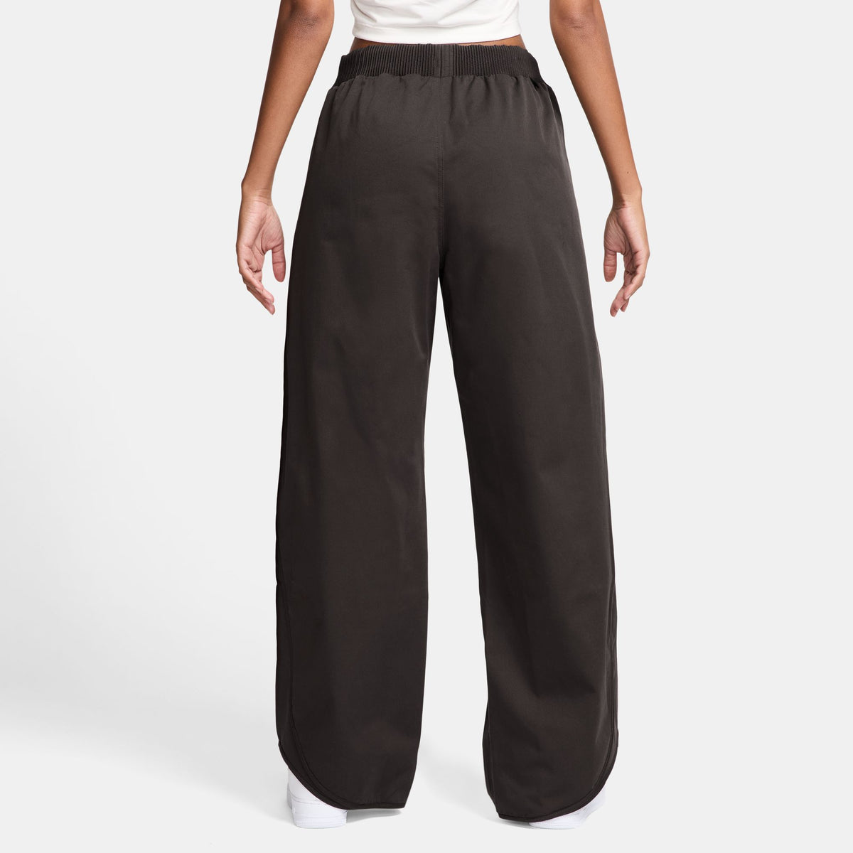 Nike W NSW Mid-Rise Twill Track Pants - Velvet Brown HM9054-220