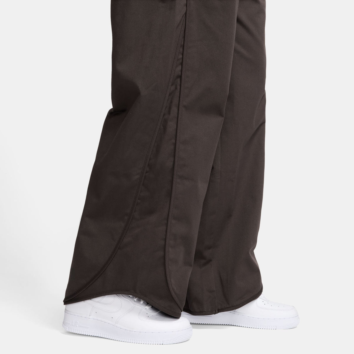 Nike W NSW Mid-Rise Twill Track Pants - Velvet Brown HM9054-220