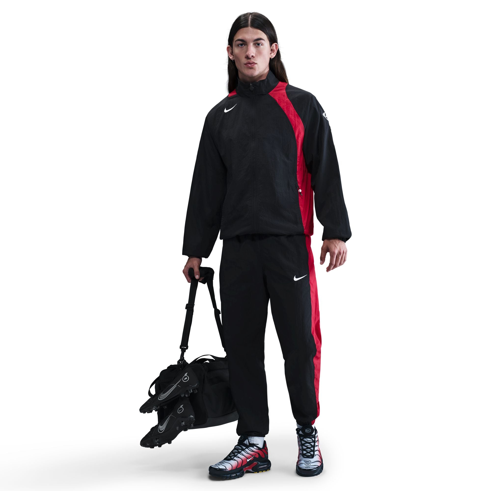 Total 90 Repel Soccer Track Jacket Black/Gym Red/Sail HQ3391-010 I