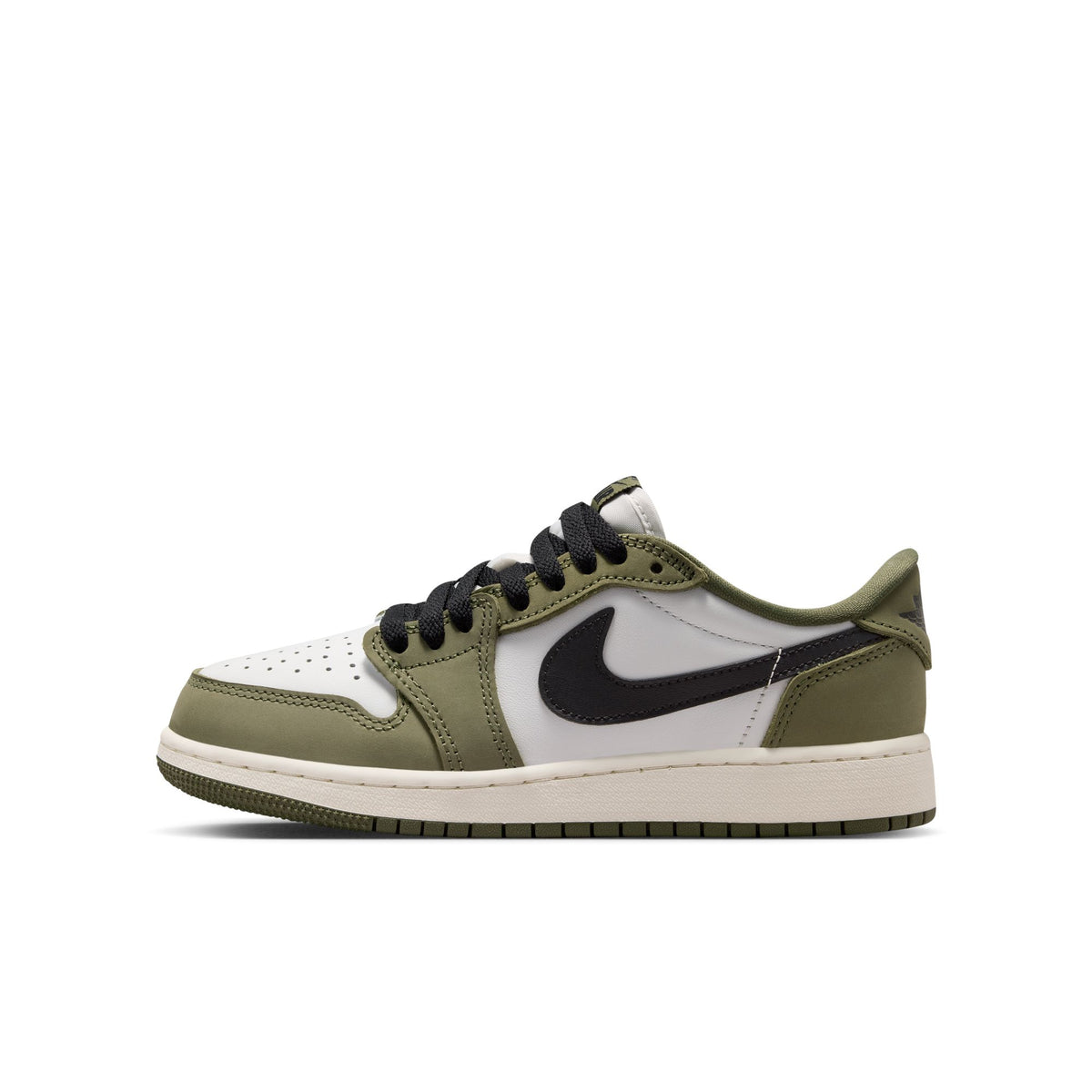 (GS) Air Jordan 1 Retro Low Medium Olive/Black/Summit White/Sail HQ6999-200