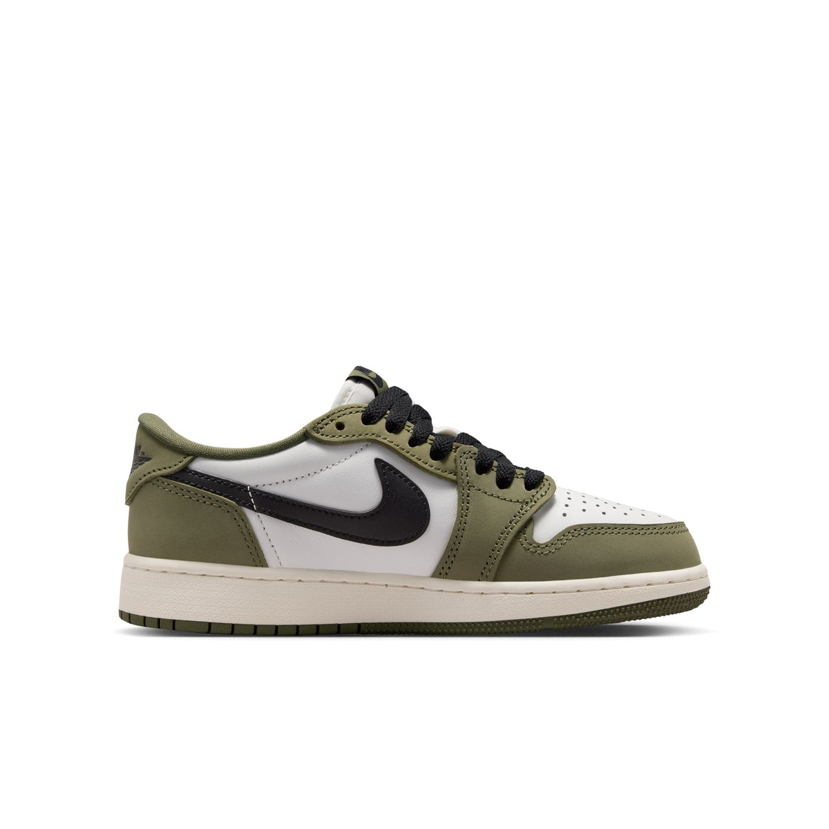 (GS) Air Jordan 1 Retro Low Medium Olive/Black/Summit White/Sail HQ6999-200
