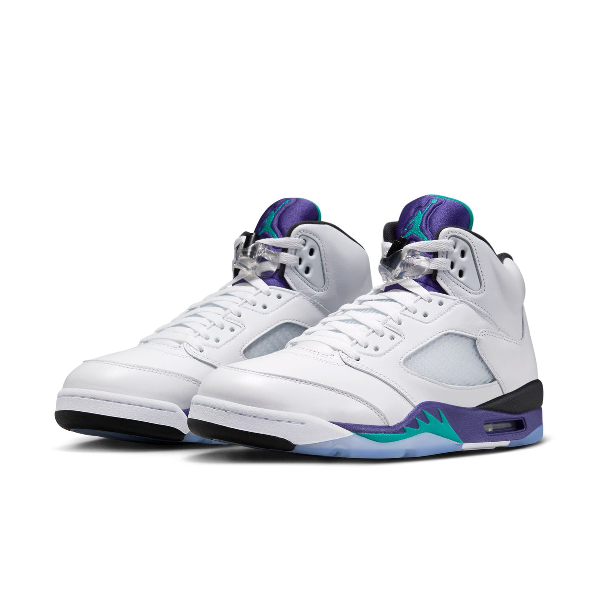 Air Jordan 5 Retro OG - White/New Emerald/Grape Ice HQ7978-100