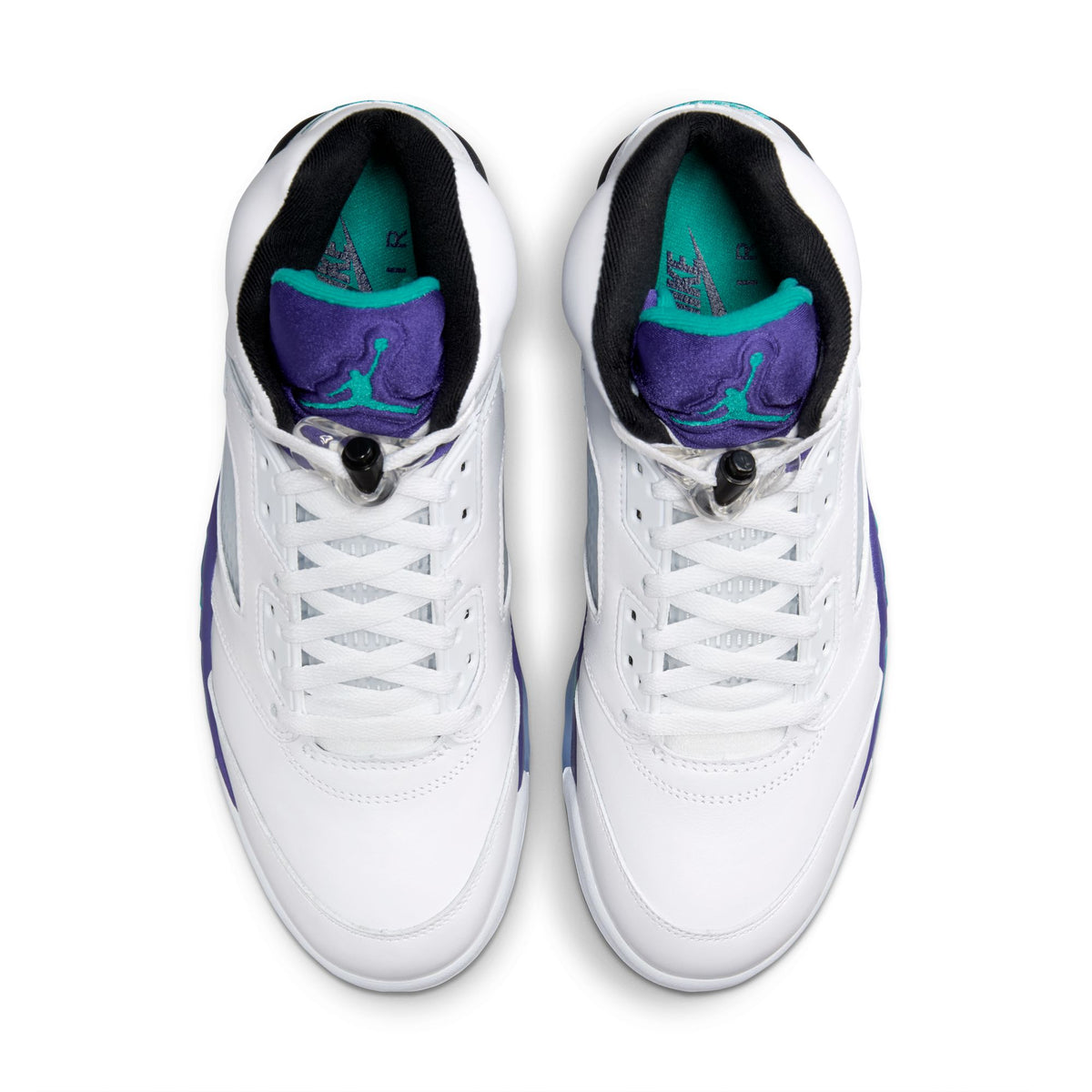 Air Jordan 5 Retro OG - White/New Emerald/Grape Ice HQ7978-100