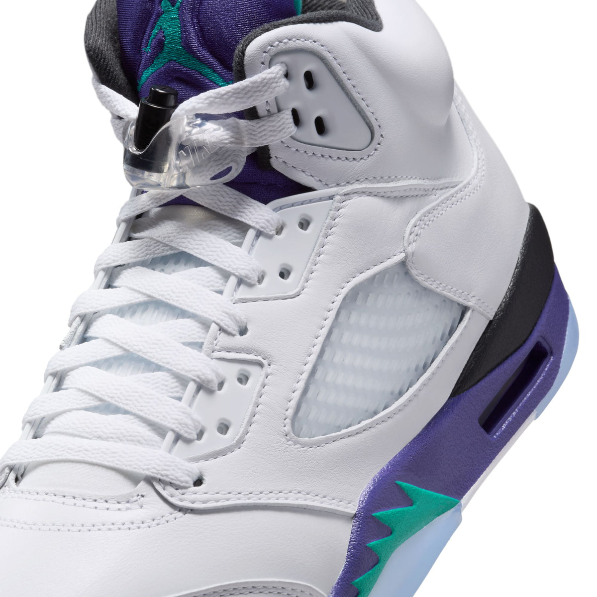 Air Jordan 5 Retro OG - White/New Emerald/Grape Ice HQ7978-100