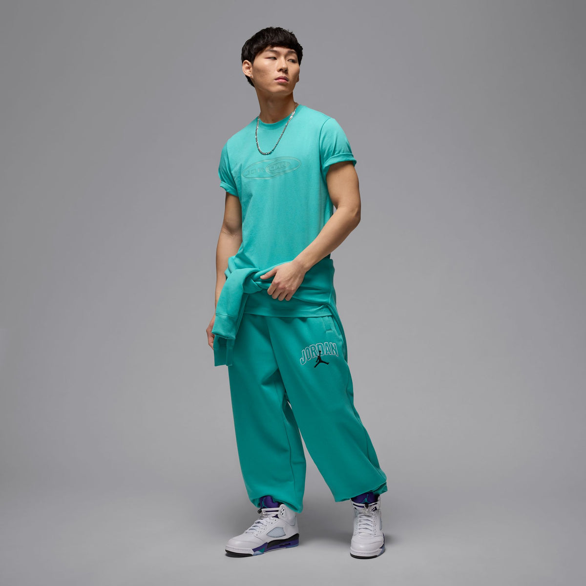 Air Jordan 5 Retro OG - White/New Emerald/Grape Ice HQ7978-100