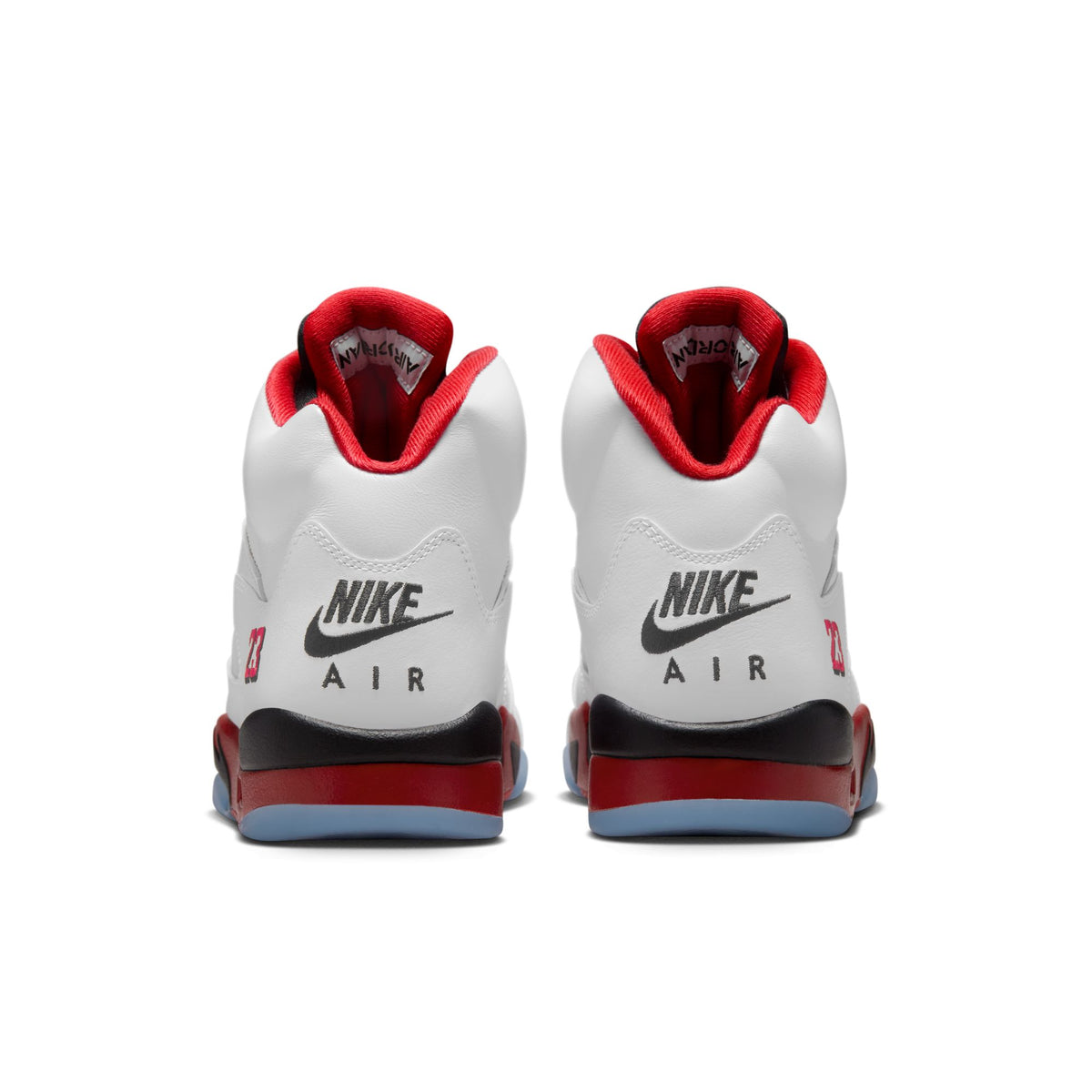 Air Jordan 5 Retro - White/Fire Red/Black HQ7978-101