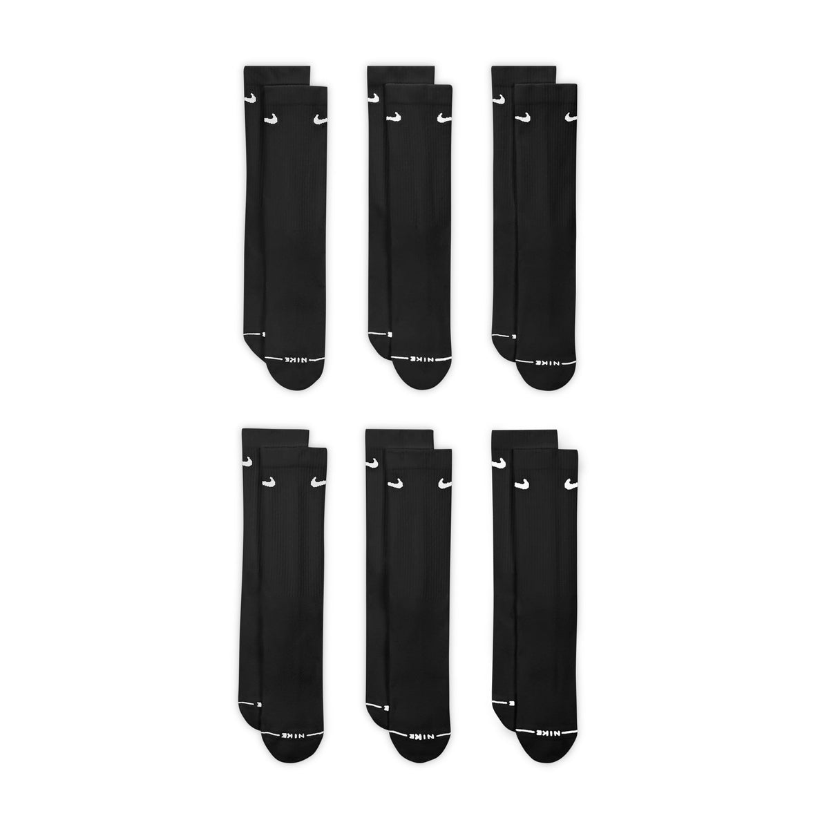 Nike Everyday Elevated Crew Socks (6 Pairs) - Multi-Color HQ8021-902