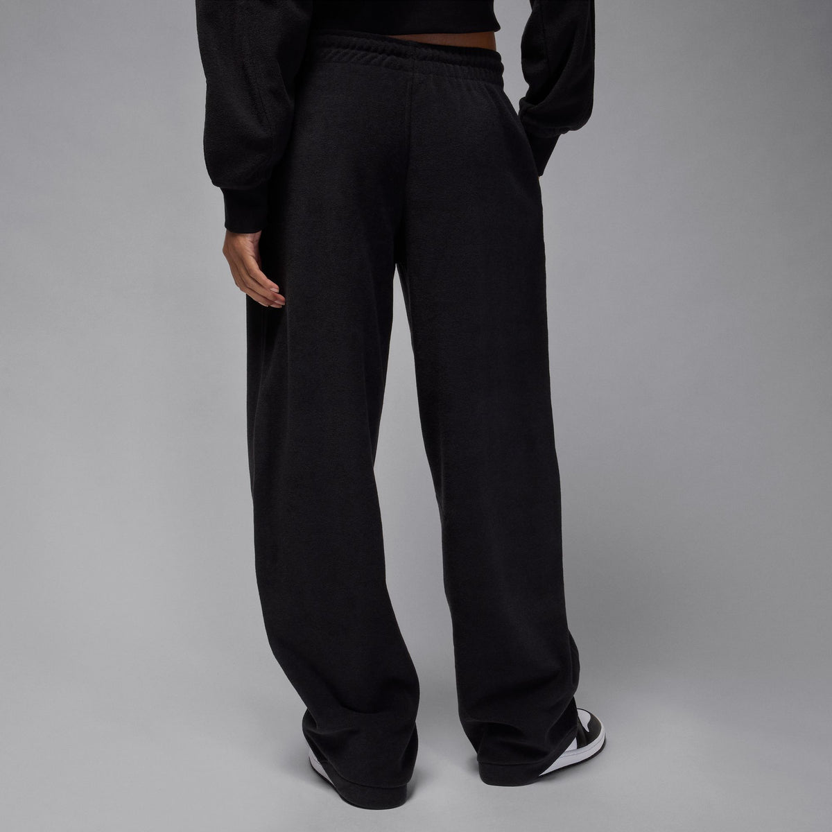 W Jordan Flight Fleece Pants Black