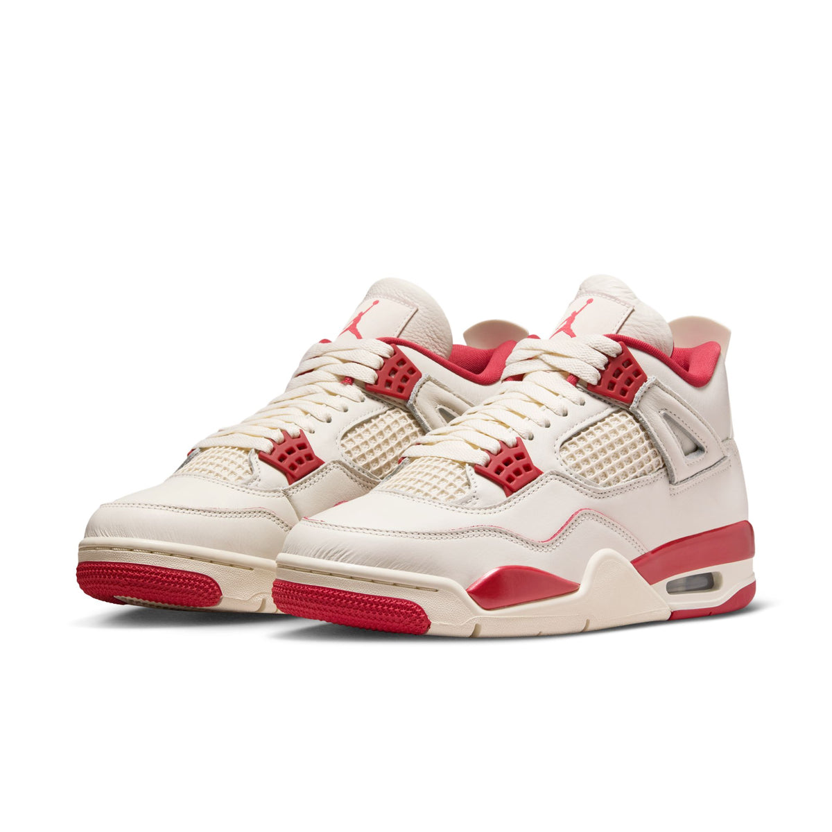 W Air Jordan 4 Retro - Pale Ivory/Sierra Red/Tough Red HV0823-108