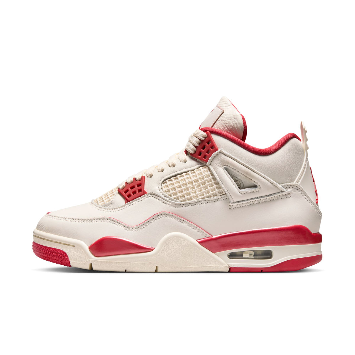 W Air Jordan 4 Retro - Pale Ivory/Sierra Red/Tough Red HV0823-108