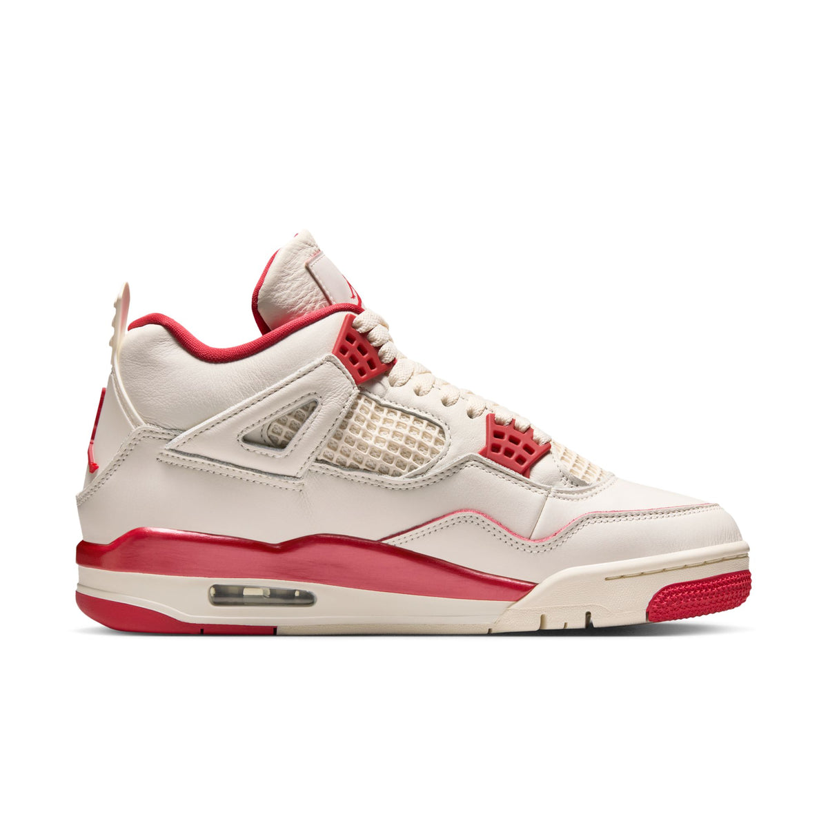 W Air Jordan 4 Retro - Pale Ivory/Sierra Red/Tough Red HV0823-108