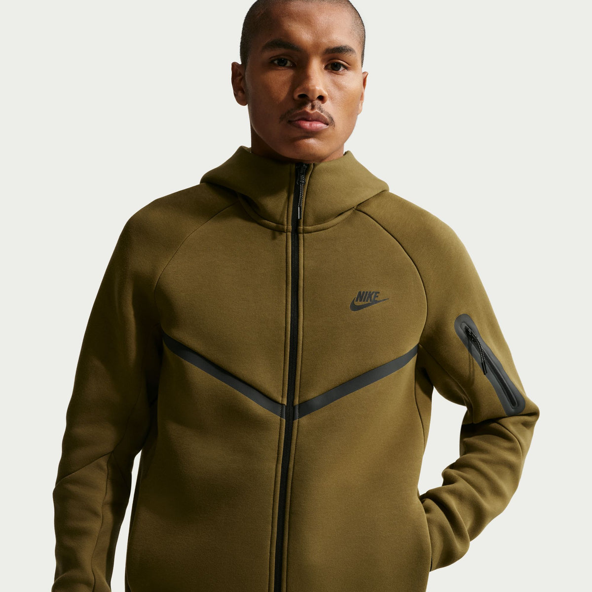 Tech Fleece Windrunner Full-Zip Jacket Olive Flak/Black HV0949-368