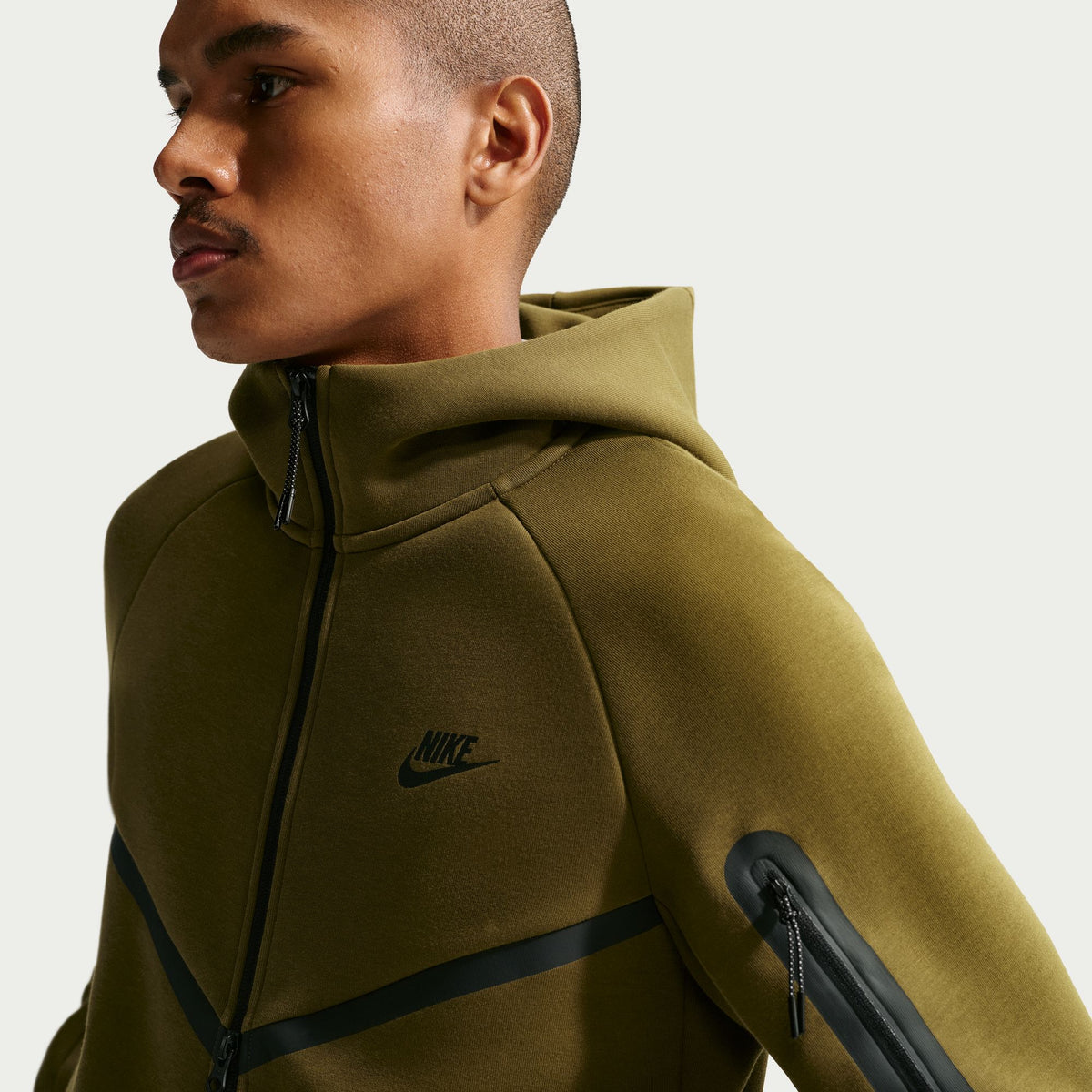 Tech Fleece Windrunner Full-Zip Jacket Olive Flak/Black HV0949-368