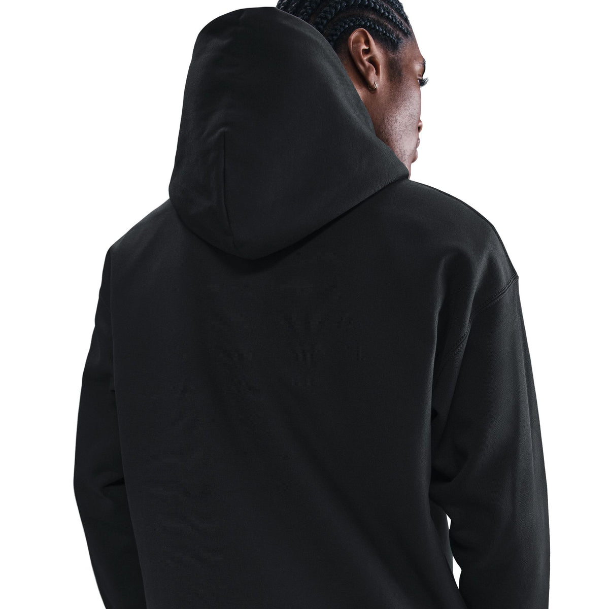 Nike Solo Swoosh Pullover Hoodie Black/White HV1082-010